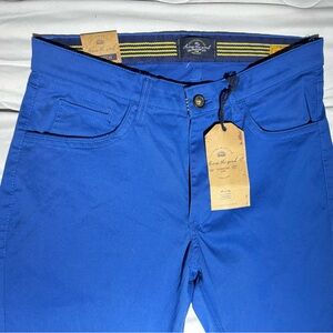 A Cross the Pond Royal Blue Chino Pants